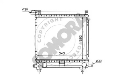 Радиатор, охлаждение двигателя SOMORA 170440