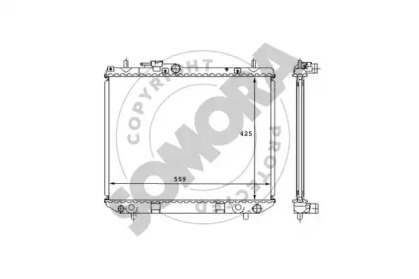 Радиатор, охлаждение двигателя SOMORA 072040
