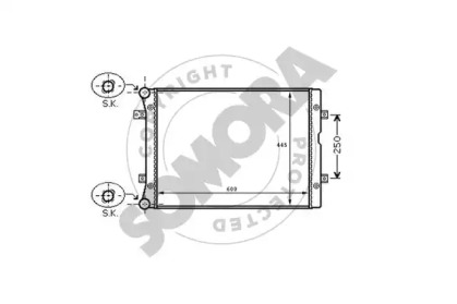 Теплообменник SOMORA 097140A