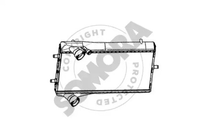 Радиатор, охлаждение двигателя SOMORA 231040BL