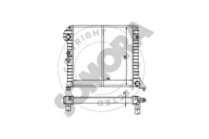 Радиатор, охлаждение двигателя SOMORA 361040