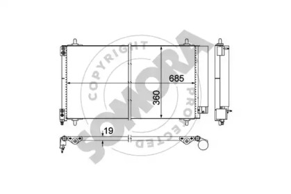 Конденсатор, кондиционер SOMORA 052360B