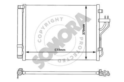 Конденсатор, кондиционер SOMORA 136660