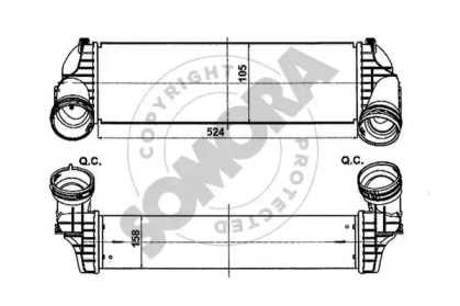 Интеркулер SOMORA 043245