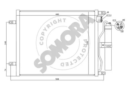 Конденсатор, кондиционер SOMORA 191060A