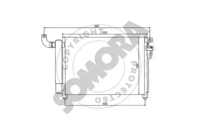 Конденсатор, кондиционер SOMORA 111160A