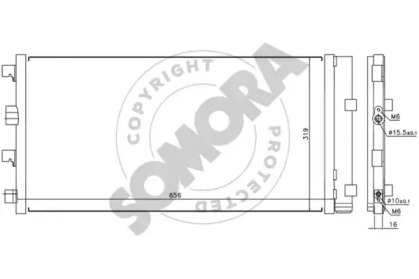 Конденсатор, кондиционер SOMORA 073060