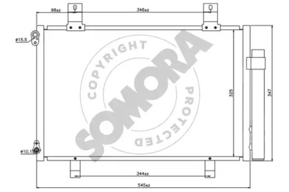 Конденсатор, кондиционер SOMORA 092560A