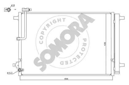 Конденсатор, кондиционер SOMORA 024260