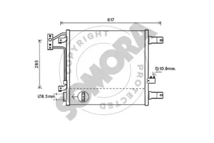 Конденсатор, кондиционер SOMORA 037260
