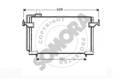 Конденсатор, кондиционер SOMORA 051060
