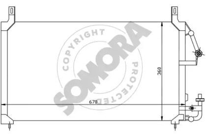 Конденсатор, кондиционер SOMORA 061060D