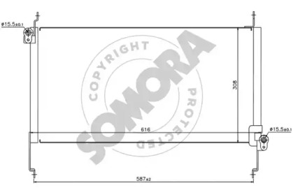 Конденсатор, кондиционер SOMORA 082260B