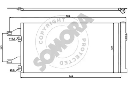 Конденсатор, кондиционер SOMORA 084260A