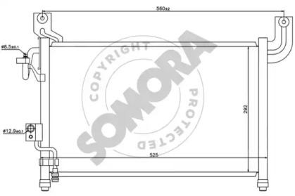 Конденсатор, кондиционер SOMORA 090560