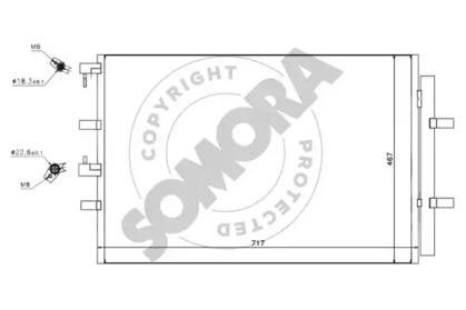 Конденсатор, кондиционер SOMORA 091560