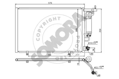 Конденсатор, кондиционер SOMORA 092760D