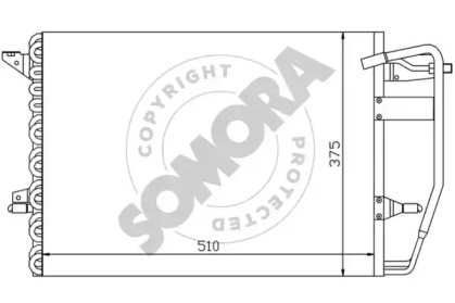 Конденсатор, кондиционер SOMORA 093160