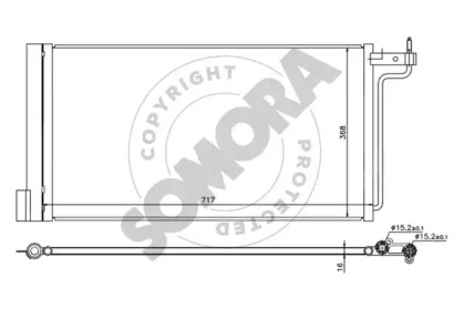 Конденсатор, кондиционер SOMORA 093860A