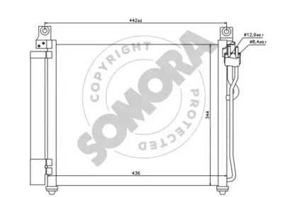 Конденсатор, кондиционер SOMORA 110060A