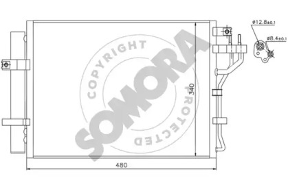 Конденсатор, кондиционер SOMORA 110260