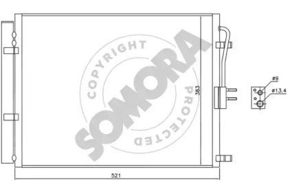 Конденсатор, кондиционер SOMORA 112360