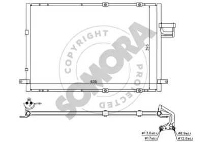Конденсатор, кондиционер SOMORA 116160B