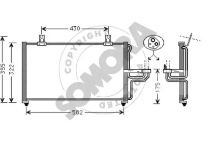 Конденсатор, кондиционер SOMORA 117560B