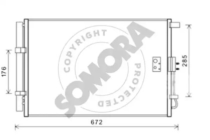 Конденсатор, кондиционер SOMORA 118060A