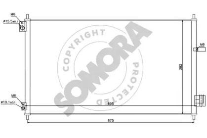 Конденсатор, кондиционер SOMORA 122760C