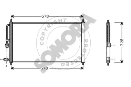 Конденсатор, кондиционер SOMORA 126160