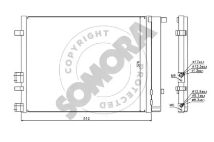 Конденсатор, кондиционер SOMORA 130760A
