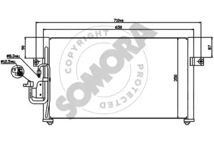 Конденсатор, кондиционер SOMORA 132060A