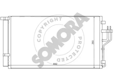 Конденсатор, кондиционер SOMORA 136660B