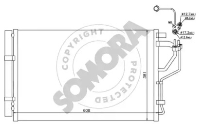 Конденсатор, кондиционер SOMORA 138160A