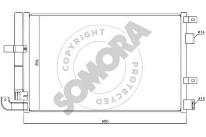 Конденсатор, кондиционер SOMORA 158060