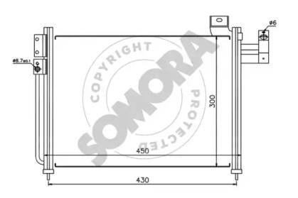 Конденсатор, кондиционер SOMORA 162660A