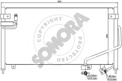 Конденсатор, кондиционер SOMORA 164260