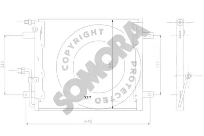 Конденсатор, кондиционер SOMORA 179960