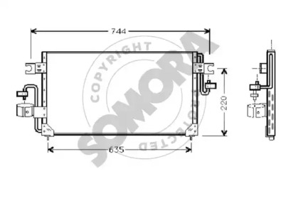 Конденсатор, кондиционер SOMORA 193260