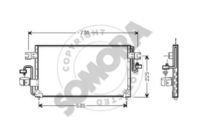 Конденсатор, кондиционер SOMORA 193260A
