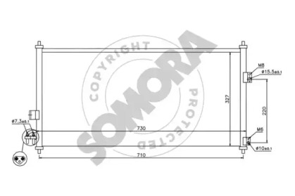 Конденсатор, кондиционер SOMORA 193460D