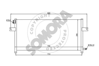 Конденсатор, кондиционер SOMORA 196060