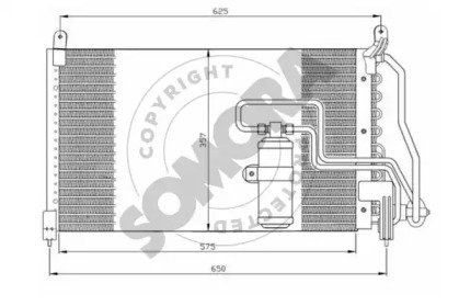 Конденсатор, кондиционер SOMORA 210260B