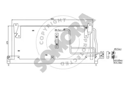 Конденсатор, кондиционер SOMORA 212460