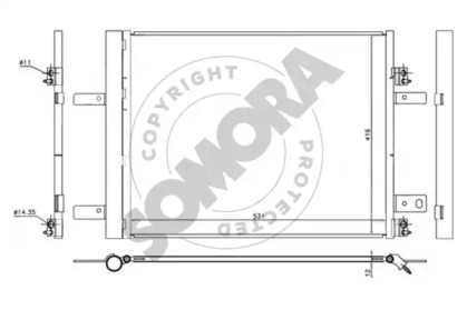 Конденсатор, кондиционер SOMORA 220160