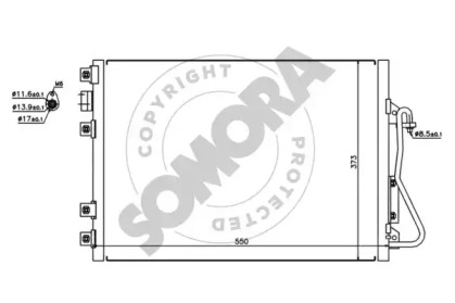 Конденсатор, кондиционер SOMORA 244360