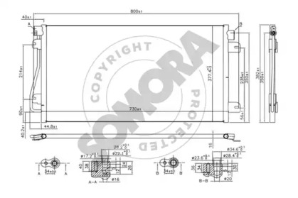 Конденсатор, кондиционер SOMORA 245560F