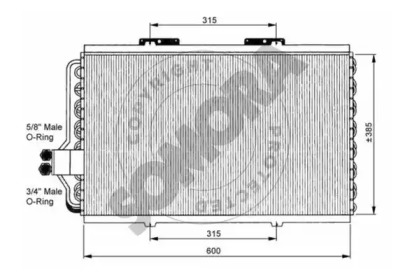 Конденсатор, кондиционер SOMORA 247660