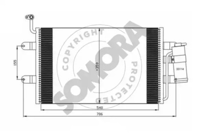 Конденсатор, кондиционер SOMORA 280460